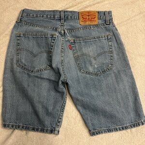 Levi's Light Blue Jean Shorts